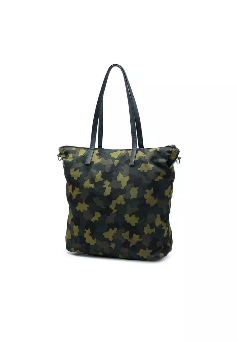 Pre-Loved Prada Tessuto Stampato Satchel