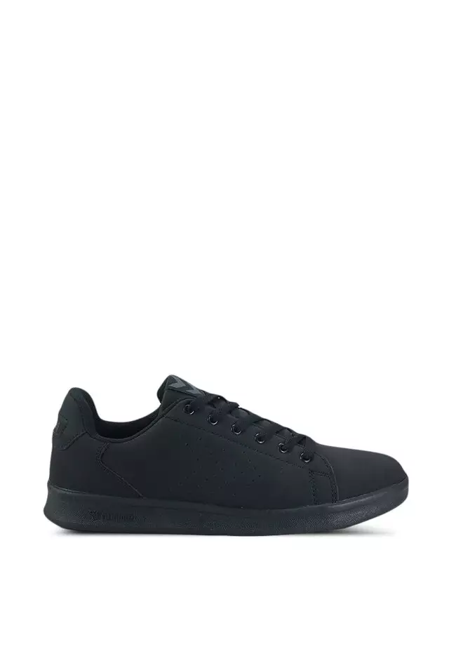 Discount on Hummel  shoes - SKU: Busan Synthetic Nubuck Court Style Trainers