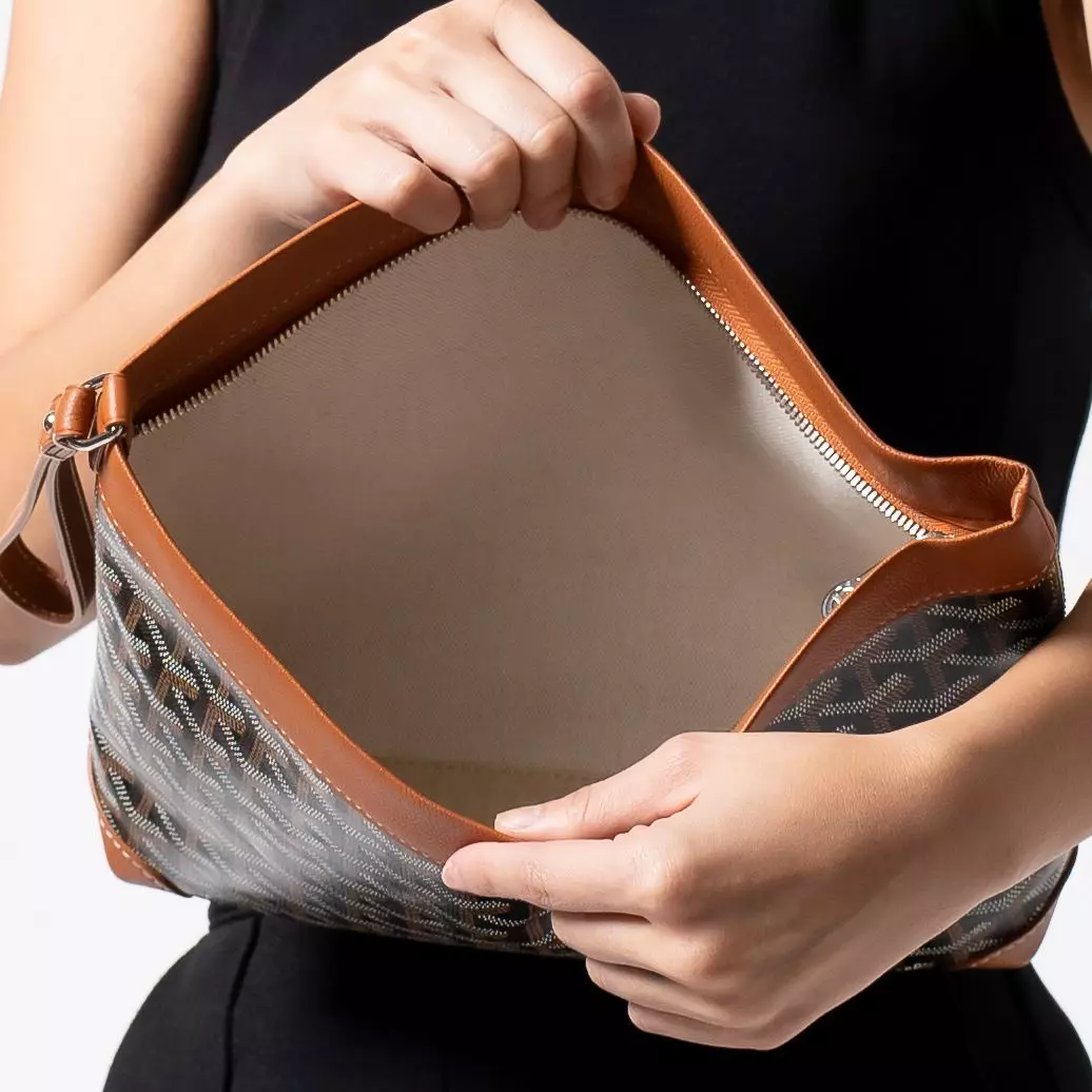 Conti Pouch Black Tan