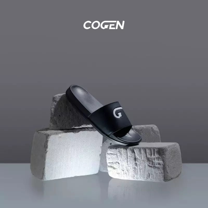 Sandal Pria Cogen Signage Series - White