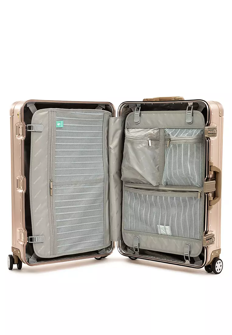 Aluminum Series 1510-63 Champagne Gold (Frame Type) - Medium - TSA Luggage