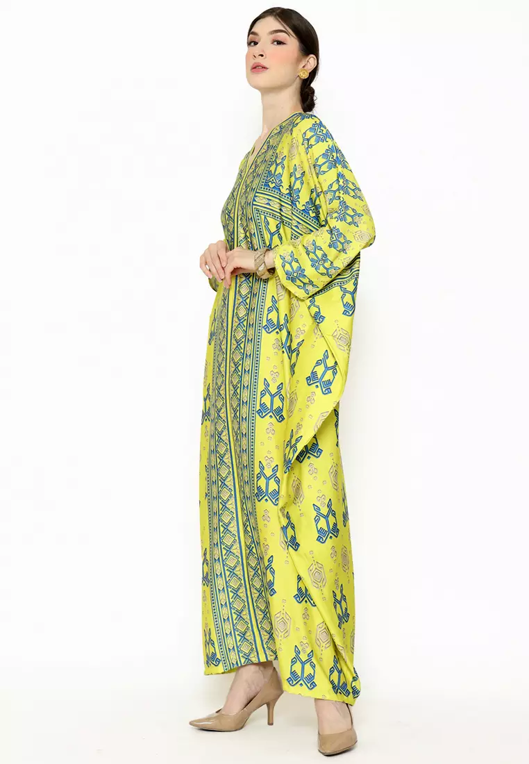 Kanzi Exclusive Long Sleeve Songket Kaftan