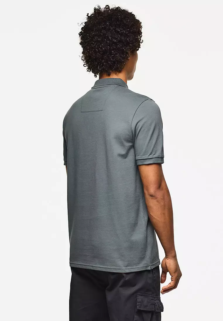 MENS CYCLONE CANEIROS BADGE POLO