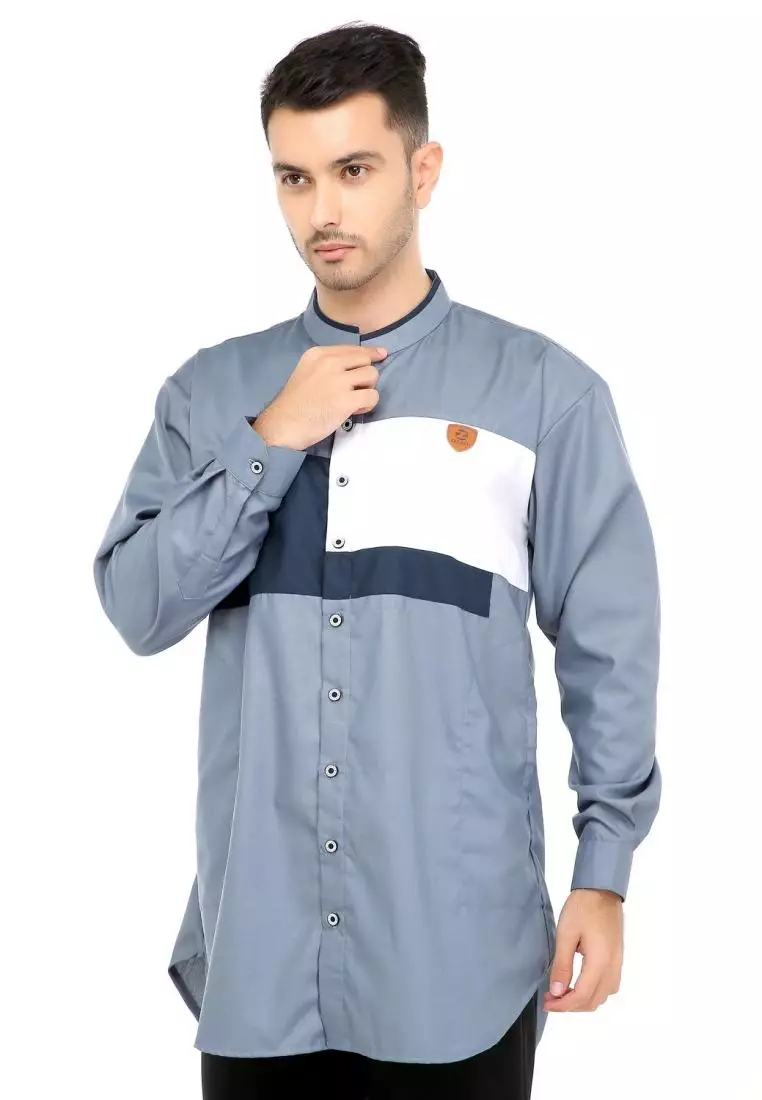 Baju Koko Gamis Muslim Pria Adnan - Abu