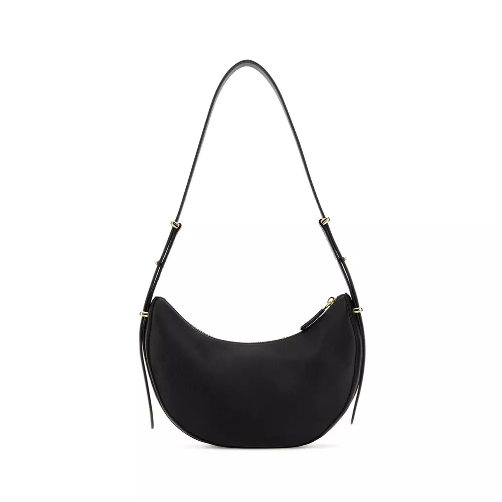 Arqué Small Shoulder Bag Black