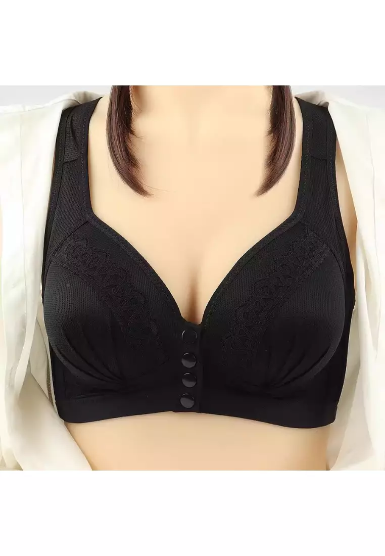 2 Pack Premium Micah Seamless Push Up Lifting Supportive Wireless Bra in Nude and Black