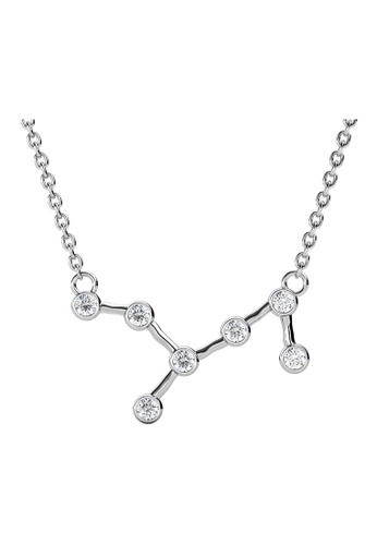 Her Jewellery Virgo Pendant (White Gold) ‏- Made with Swarovski Crystals CE808AC463A539GS_1