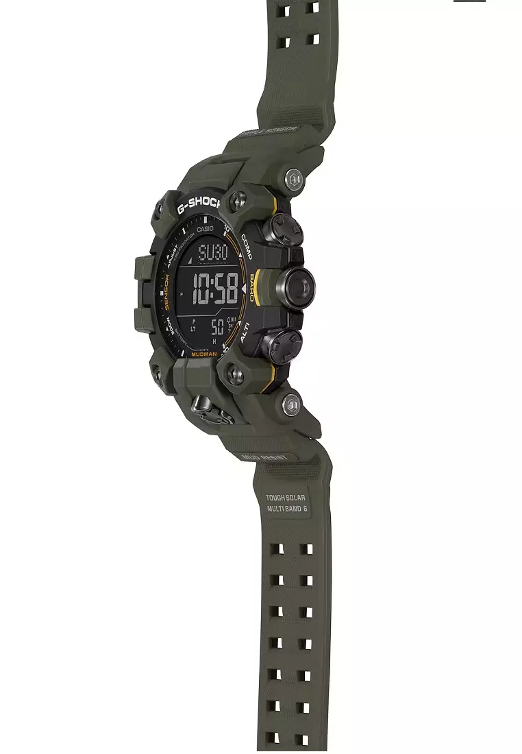 Tali jam sales g shock mudman
