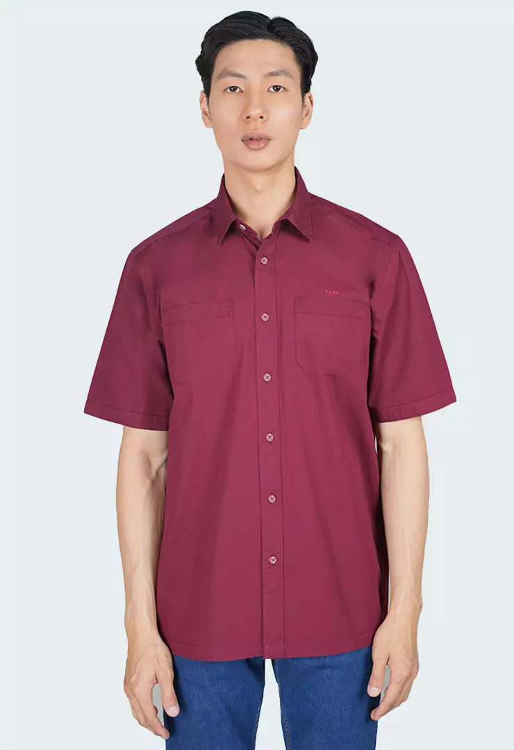 LGS - Livo Classic Collection -  Kemeja Casual Pria - Lengan Pendek - Motif Polos - CSH.271.K001