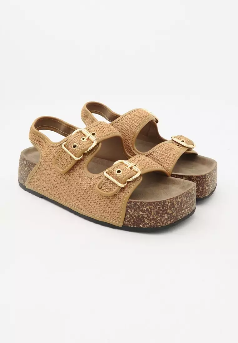 Slingback Wedge Sandals