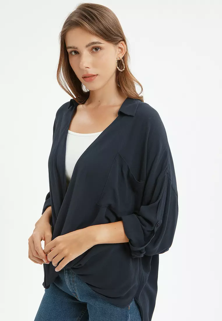 MInimal Malla Overslag Top Navy