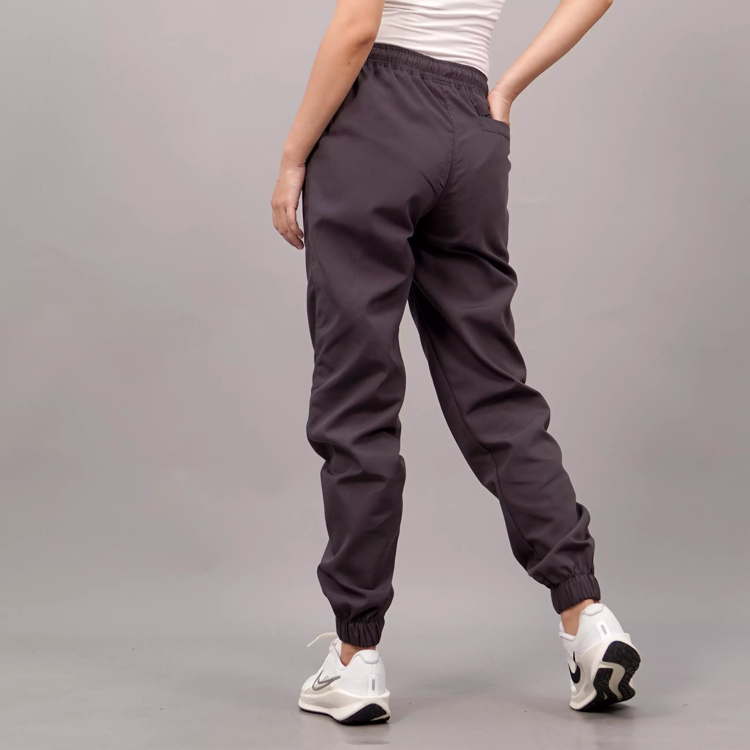 DIAN Celana Jogger Wanita Jogger Pants Wanita Celana Joger Pants - ABU