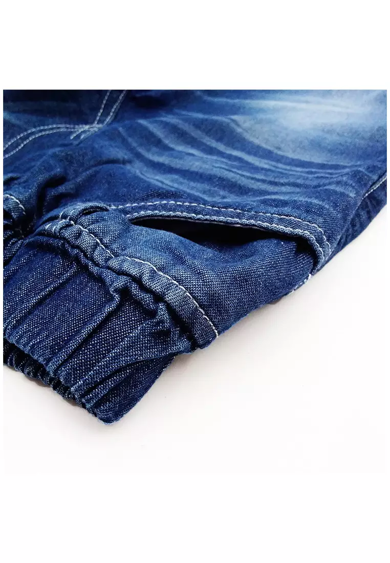 Wakakids Celana Jeans Panjang Anak Perempuan Motif Dua Bunga Usia 6 Bulan Hingga 5 Tahun 016 Vench