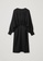 COS black Gathered Midi Dress 461E1AACE7C13FGS_4