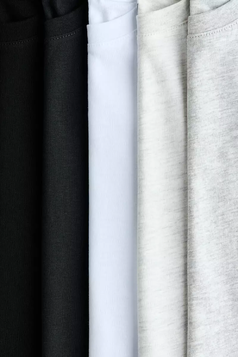 5-pack cotton T-shirts