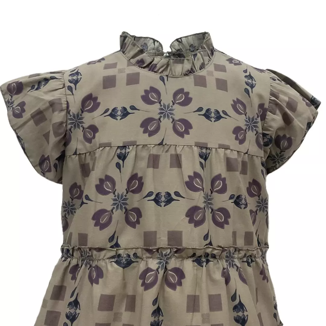 Pingu Dress Anak Perempuan Printing Flower Pendek 90522126