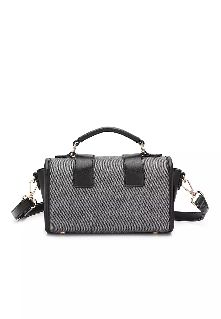Women's Top Handle Bag / Sling Bag / Crossbody Bag / Shoulder Bag - Black