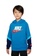 Nike blue Nike Blocked Pullover Hoodie (Little Kids) DD310KAF0EBD4BGS_1