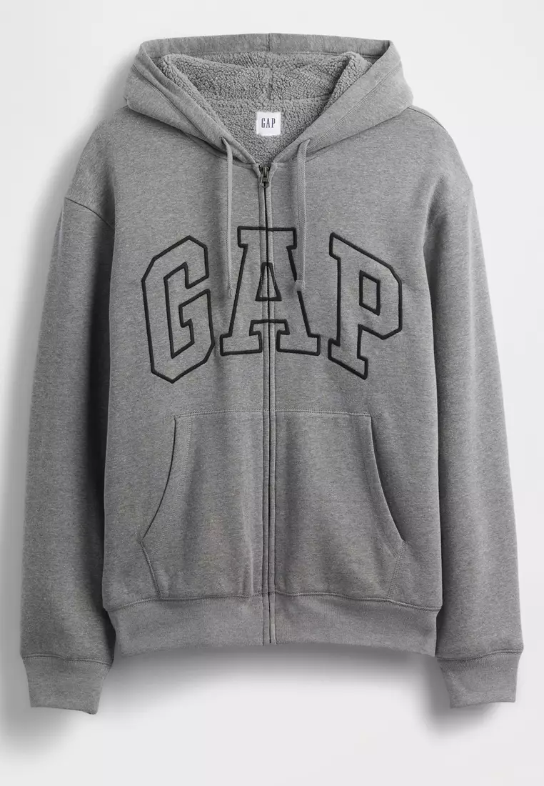 Arch Sherpa Full Zip Hoodie