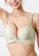 ZITIQUE green Women's Non-wired Breathable 3/4 Cup Bra - Light Green 28C3EUS0B3ABC7GS_2