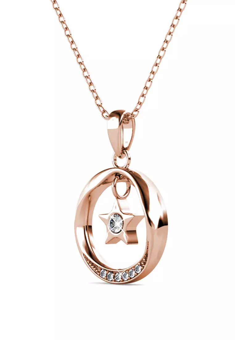 Stellar Pendant RG - Kalung Crystal by Her Jewellery