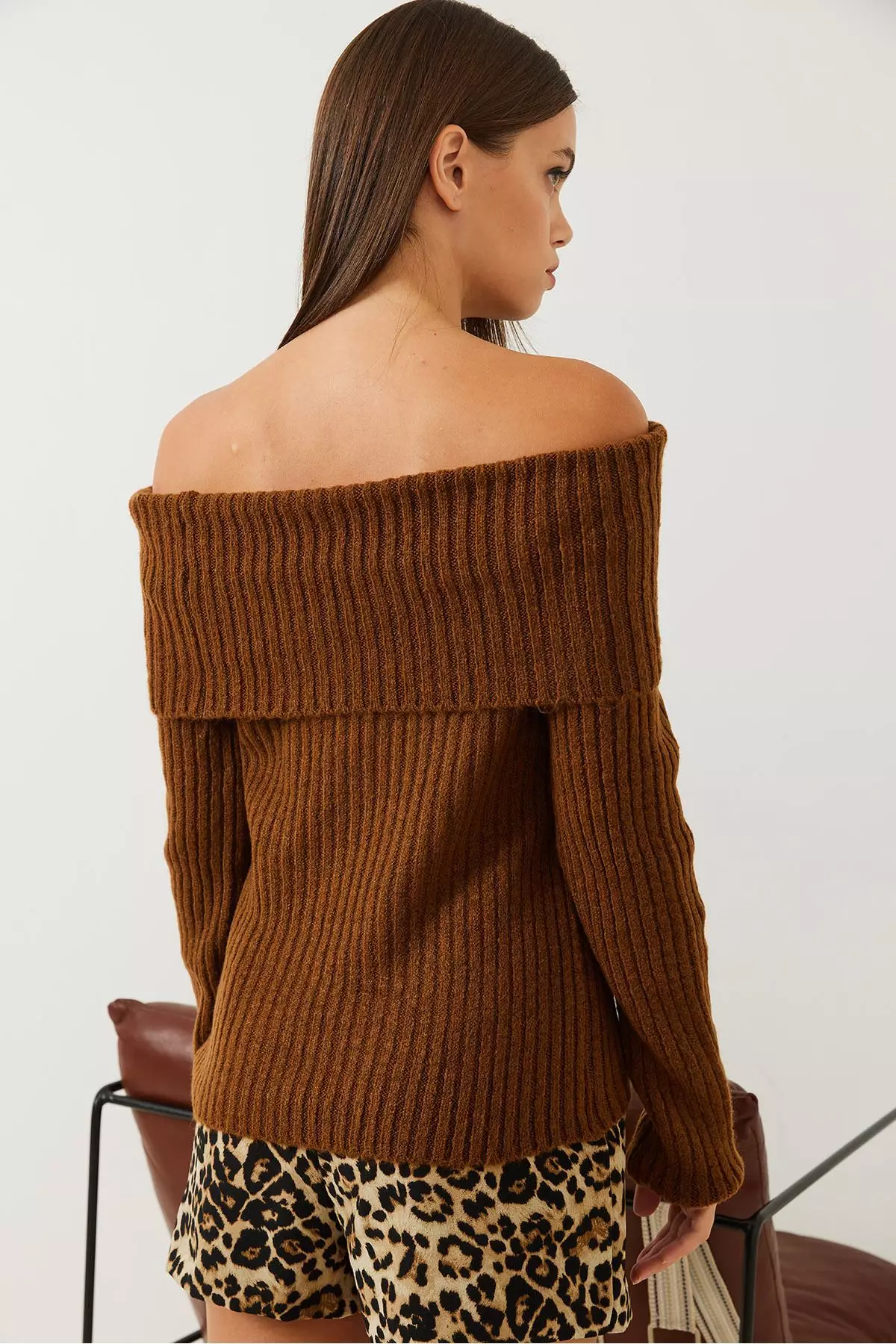 Women's Lace Collar Knitwear Blouse