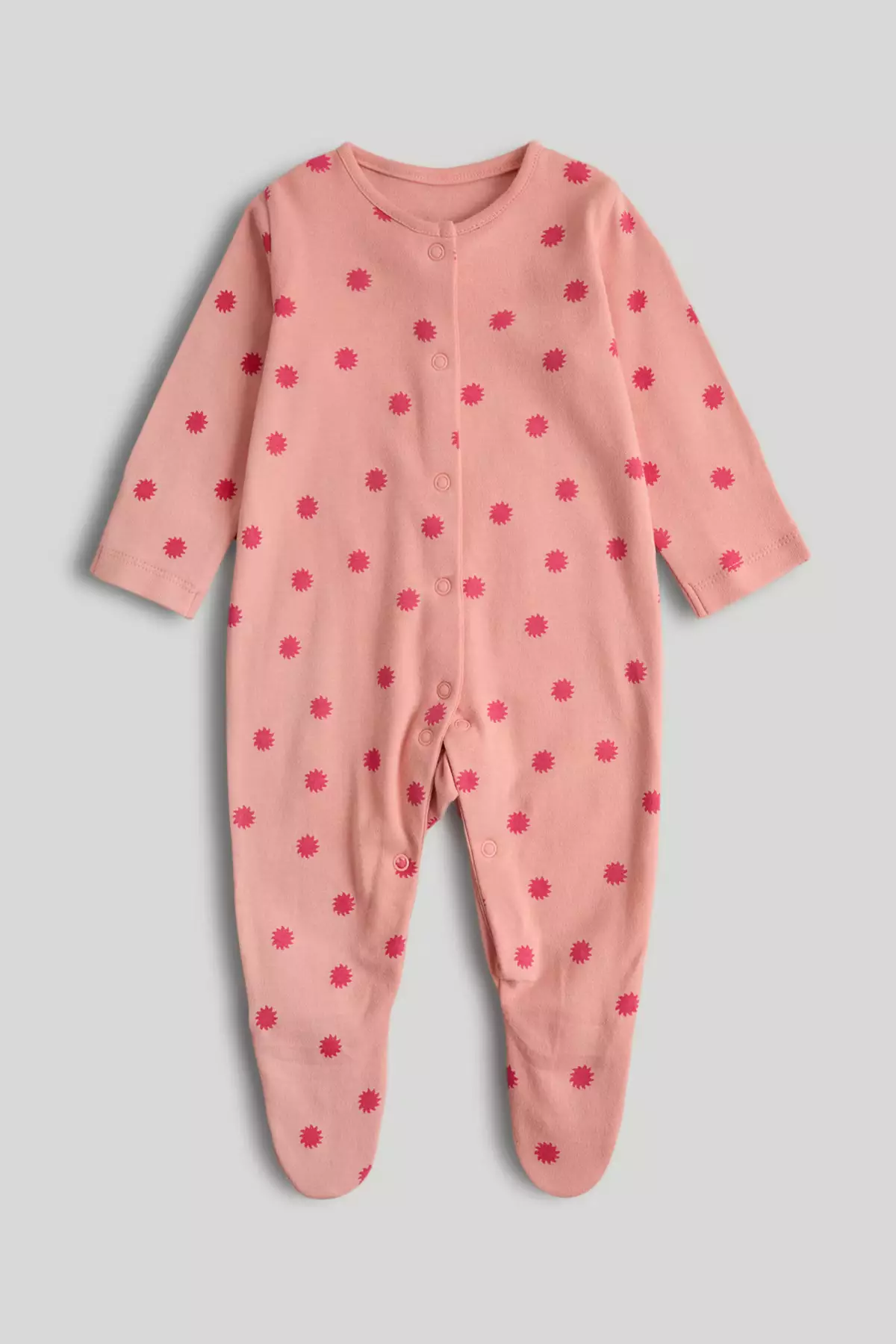 Mothercare 3 Pack Celestial Sleepsuits - Sleepsuits Bayi Perempuan (Pink)