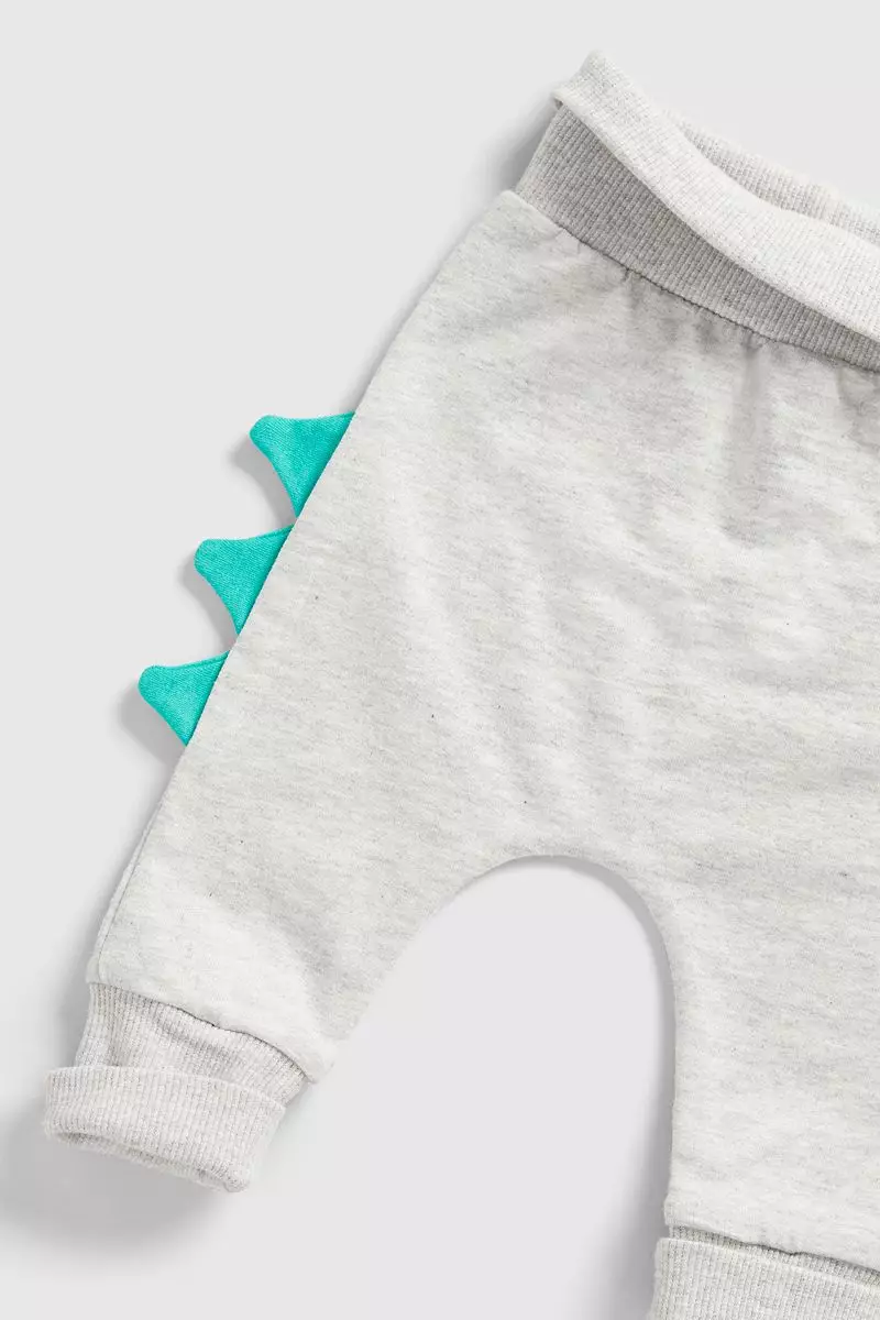 Mothercare Dinosaur Jog Set - Set Pakaian Bayi Laki-laki (Abu-abu)