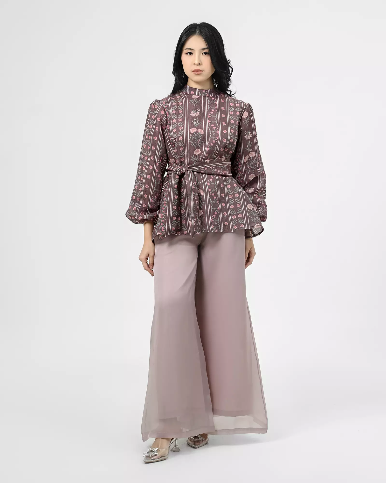 Geulis.id RAMANTA BLOUSE - MAHOGANY