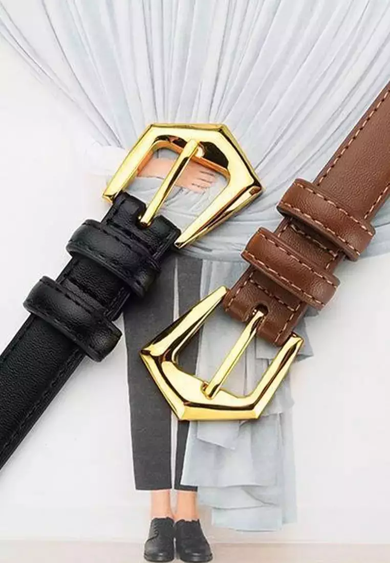 Slim Cowhide Belt