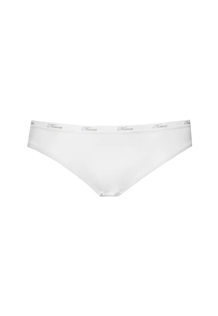 Ladies White Tagless Bikini Panty Singles 70261