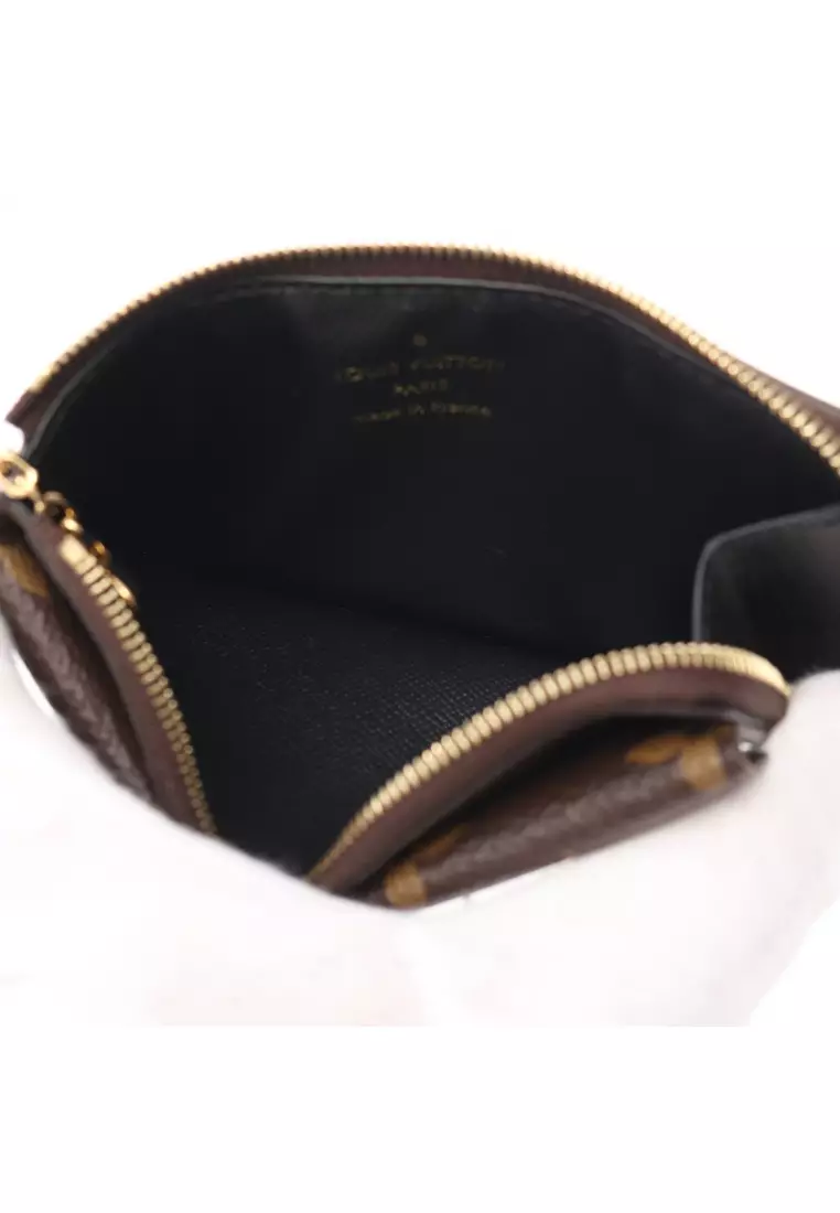 Buy Louis Vuitton Pre-loved LOUIS VUITTON Porto cult Recto Verso monogram  Noir coin purse PVC Brown with key ring Online