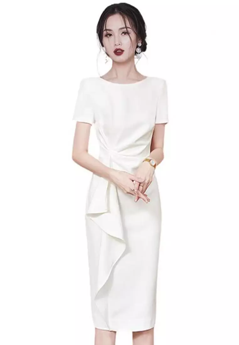 Buy Sunnydaysweety Temperament commuting and high end slit white