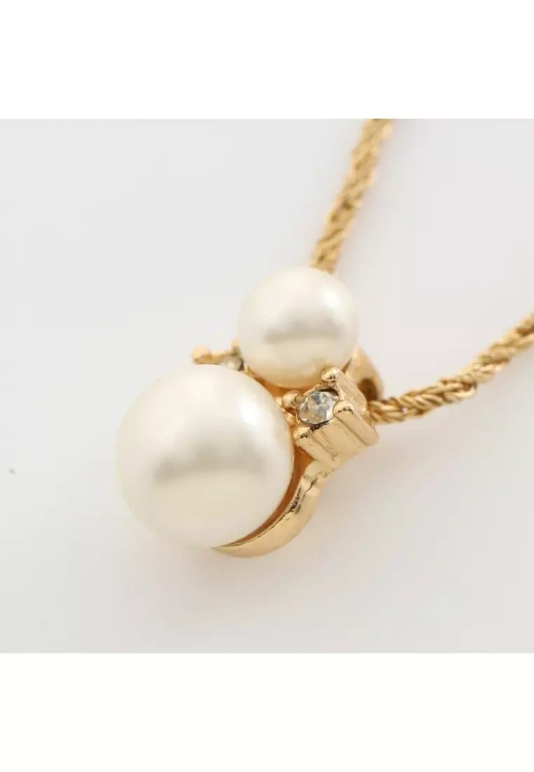 Buy Christian Dior Pre loved Christian Dior necklace GP Fake pearl