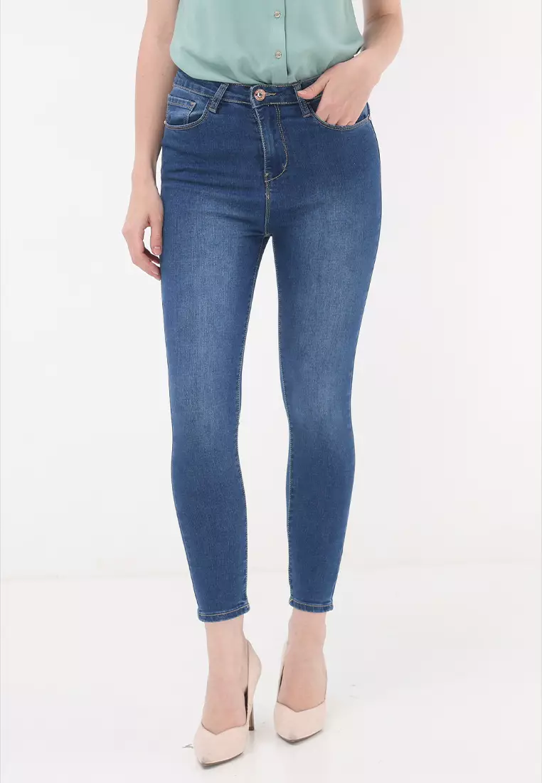 Denim High Waist Ladies Jeans