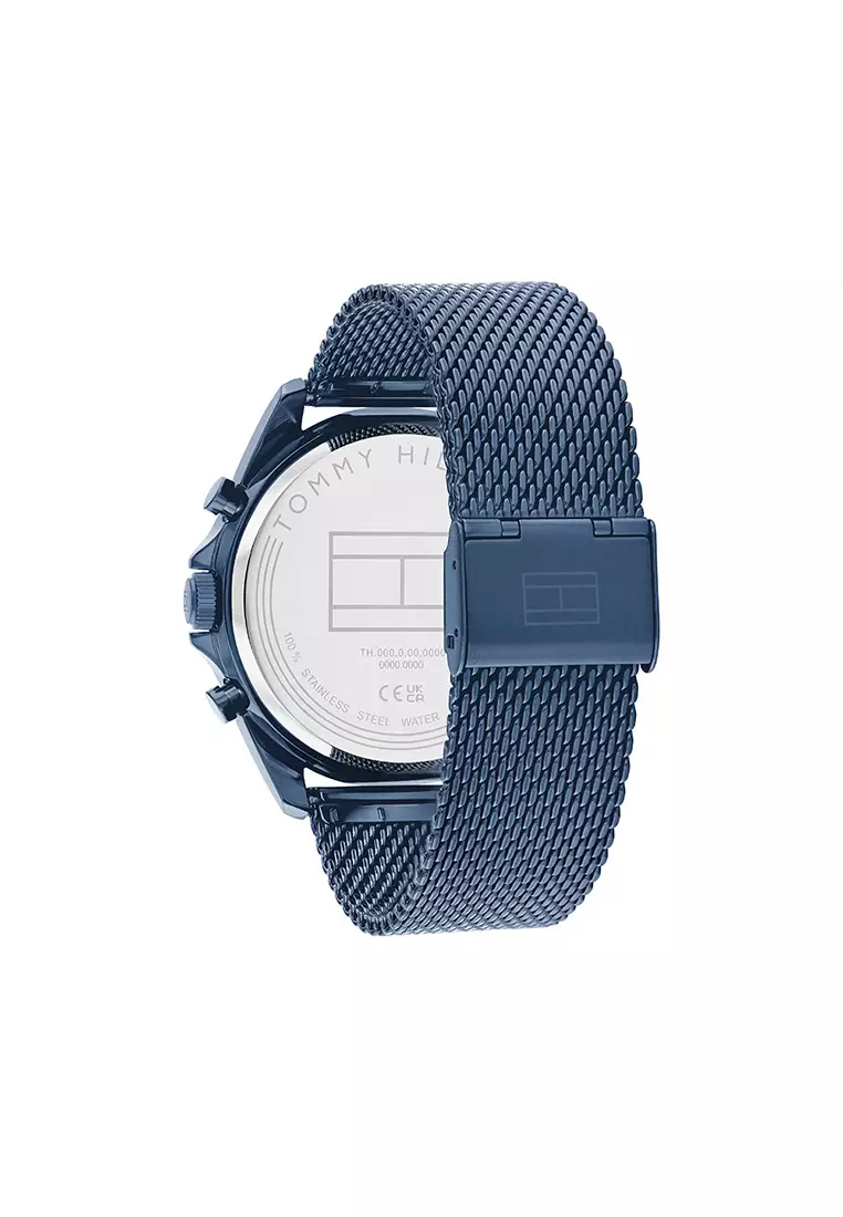 Baker Men's Watch Ionic Plated Blue Steel Strap - Blue Dial 1710648
