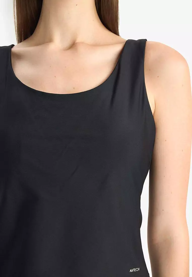 U-Neck Lined Padded Bikini Top