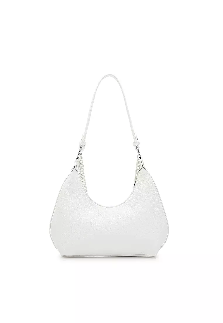 Women's Top Handle Bag / Sling Bag / Crossbody Bag / Shoulder Bag (Tas Tangan Wanita / Tas Selempang Wanita / Tas Bahu Wanita) - Putih