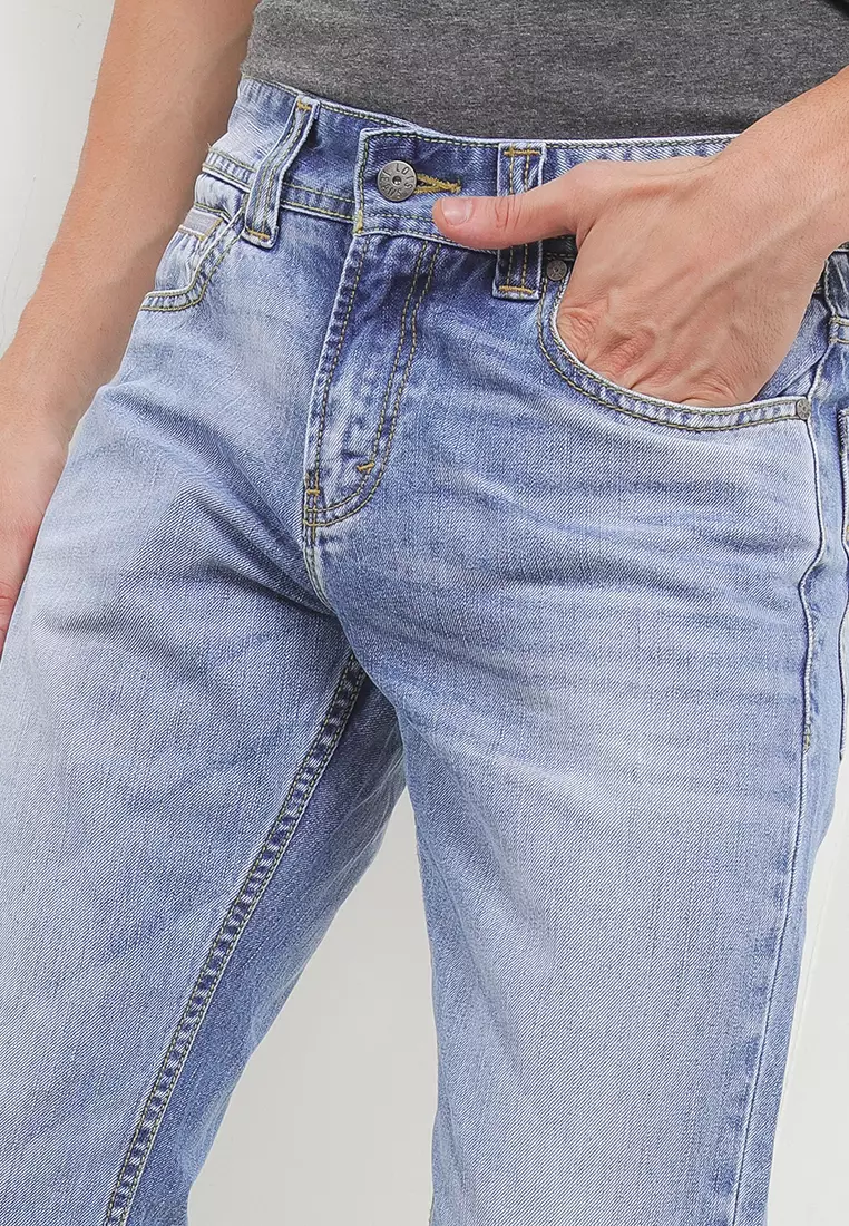 Slim Fit Denim Pants Cfl094E