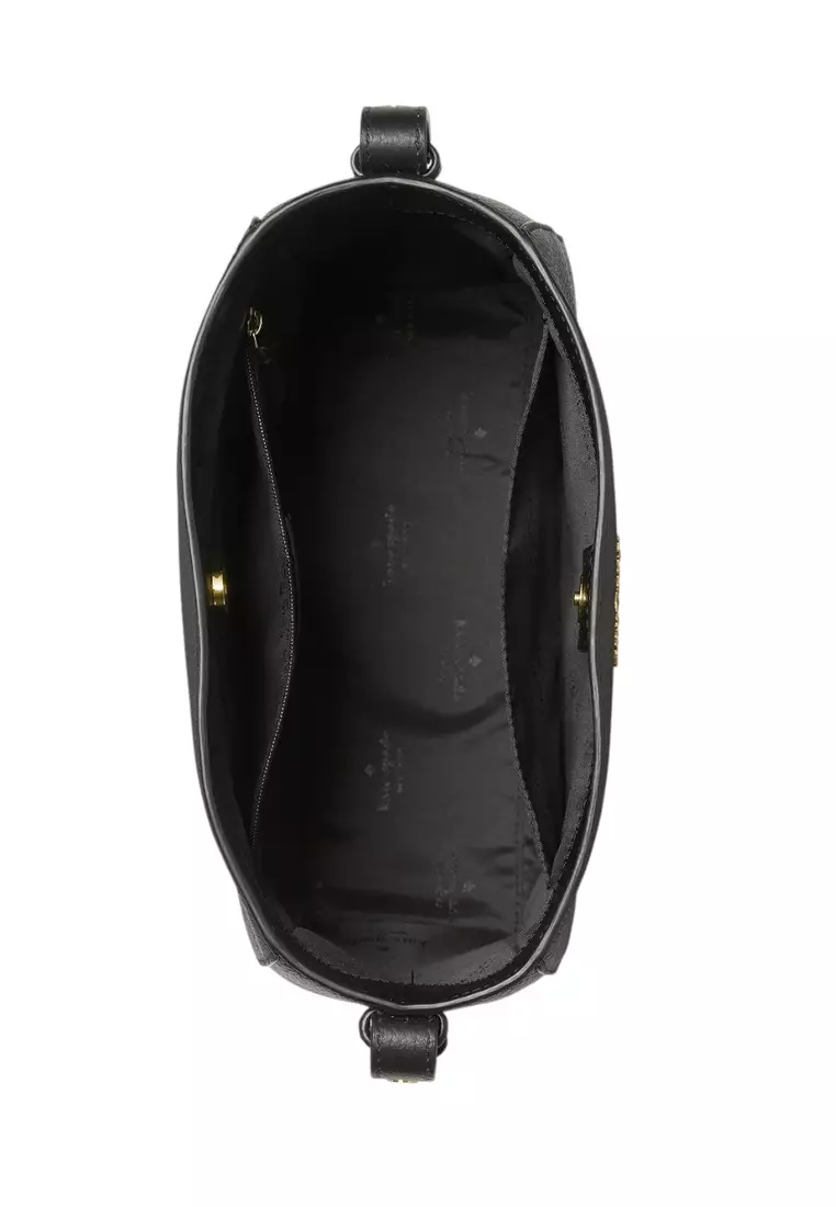 Juliette Medium Bucket Bag - Black