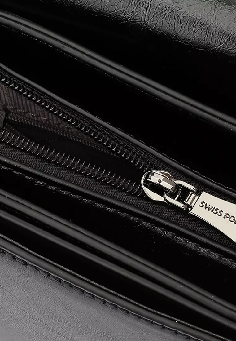 Women's Chain Shoulder Bag / Sling Bag / Crossbody Bag (Tas Bahu Wanita / Tas Selempang Wanita) - Hitam