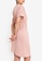 ZALORA WORK pink Asymmetric Hem Wrap Dress 966DCAA892C0F2GS_2