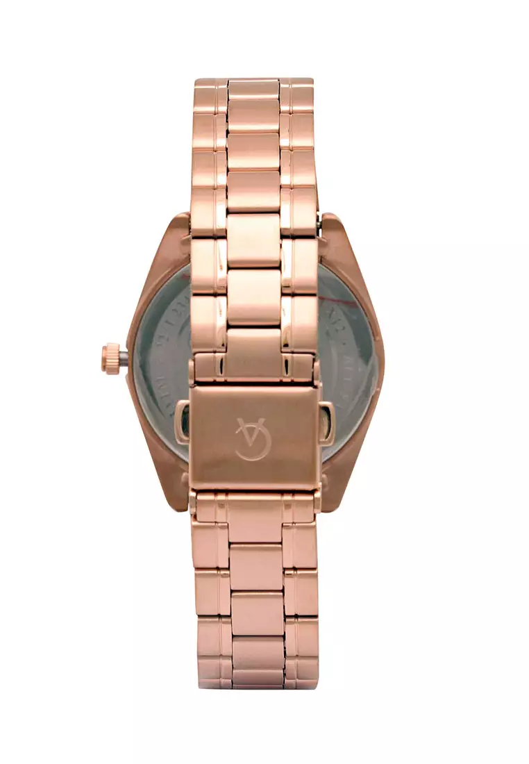 Alexandre Christie Jam Tangan Wanita - Rosegold Light Pink - Stainless Steel - 8660 LDBRGLN