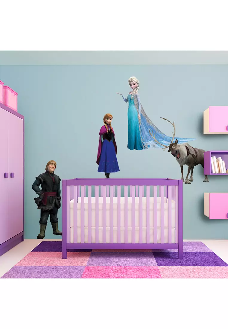 Jual Disney Frozen Wall Decals With Glitter Original 2024 ZALORA