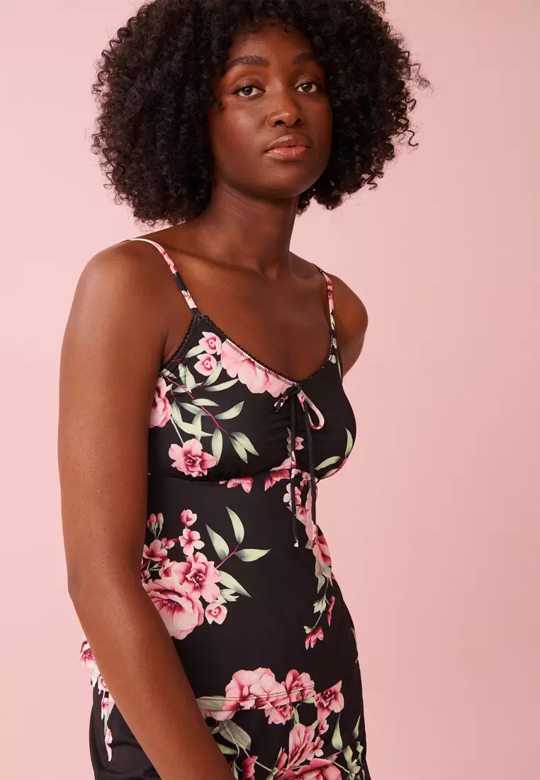 Peony Print Recycled Fibers Cami