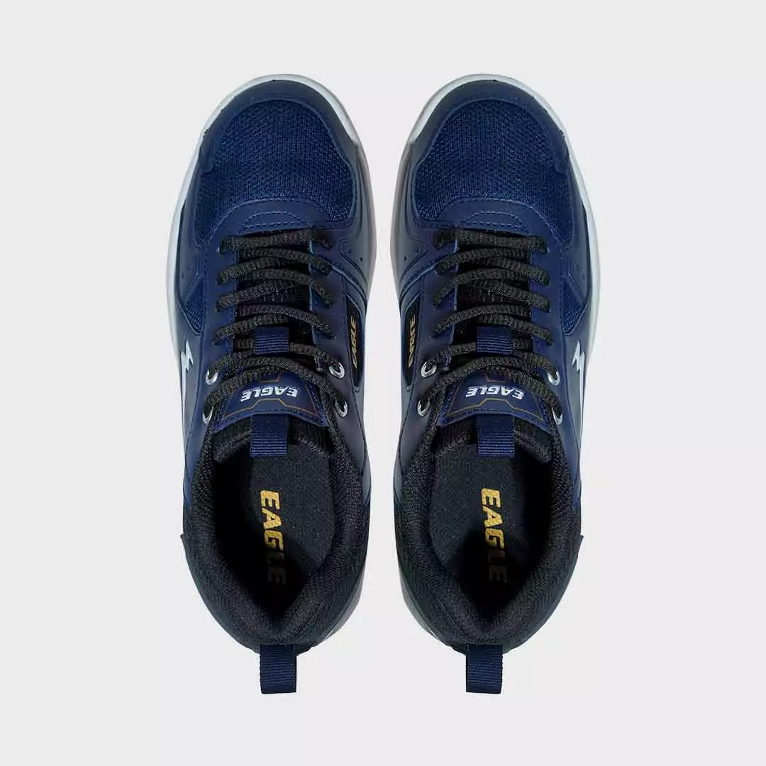 Eagle Sepatu Badminton Rally - BIRU TUA/PUTIH