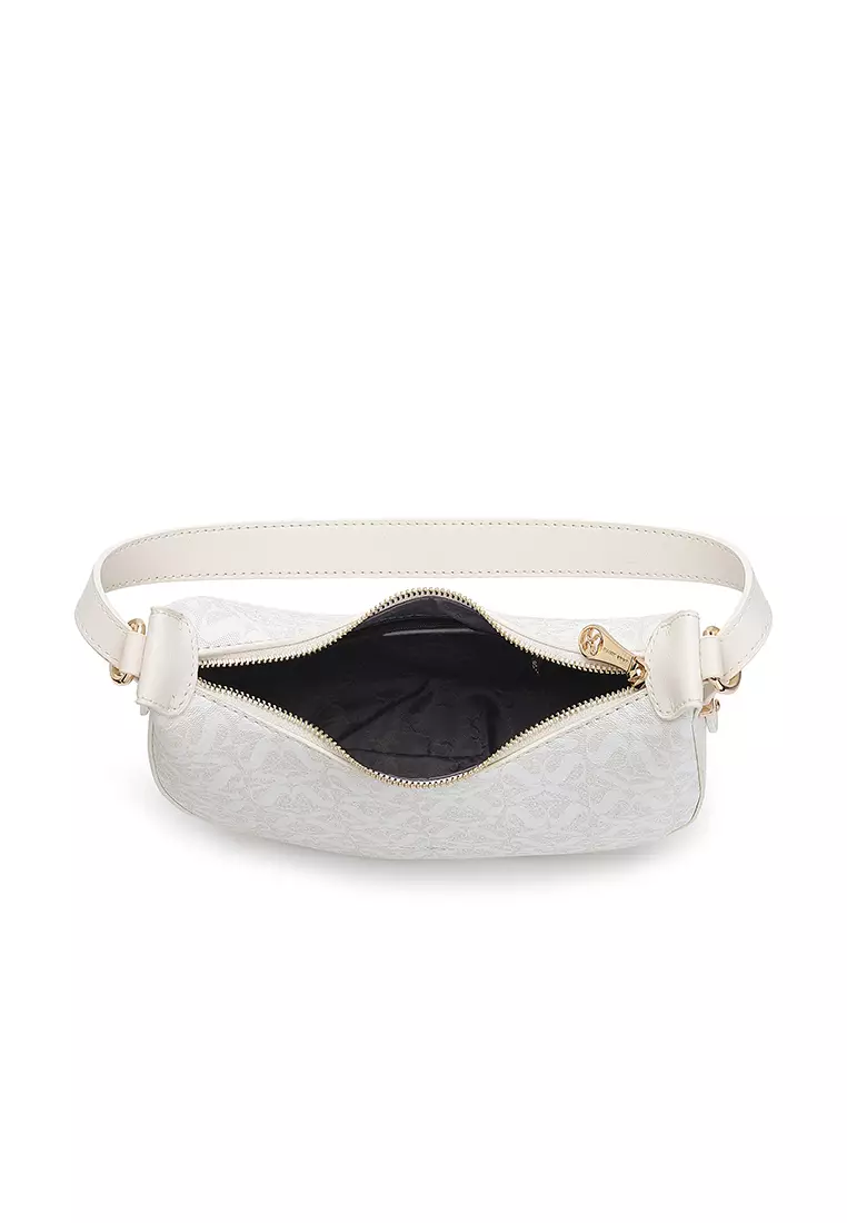 Women's Top Handle Bag / Sling Bag / Crossbody Bag / Shoulder Bag (Tas Tangan Wanita / Tas Selempang Wanita / Tas Bahu Wanita) - Putih