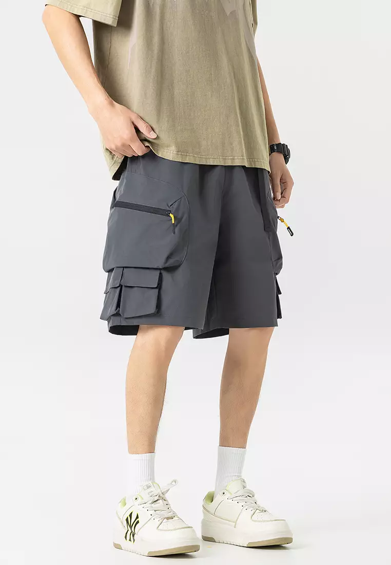 Multi-Pocket Functional Cargo Shorts GJL-B7010