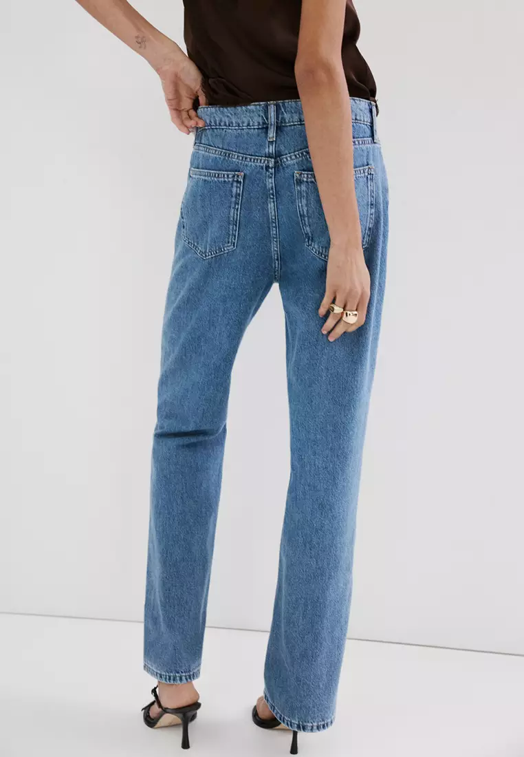 Matilda Medium-Rise Straight-Fit Jeans