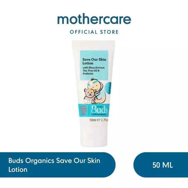 Buds Organics Save Our Skin Lotion 50 ml - Krim Penenang Kulit Bayi